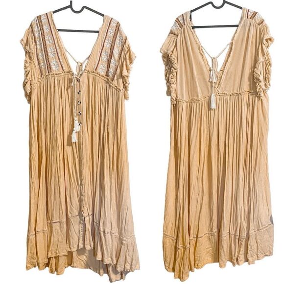 Free People Bali Will Wait For You Midi Dress - Picture 5 of 9